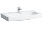 Umywalka ścienna 850 x 460 mm z otworem na baterię biała Laufen Pro S, H8139650001041
