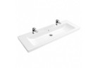 Umywalka Villeroy & Boch Subway 2.0 meblowa 130x47 cm, 2 otwory na baterię