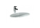 Umywalka podblatowa Laufen Savoy 545 x 420 mm bez otworu na baterię z ukrytym systemem przelewowym biała