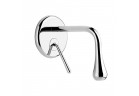 Bateria umywalkowa Gessi Goccia, ścienna, zasięg wylewki 250mm chrom Element zewnętrzny 